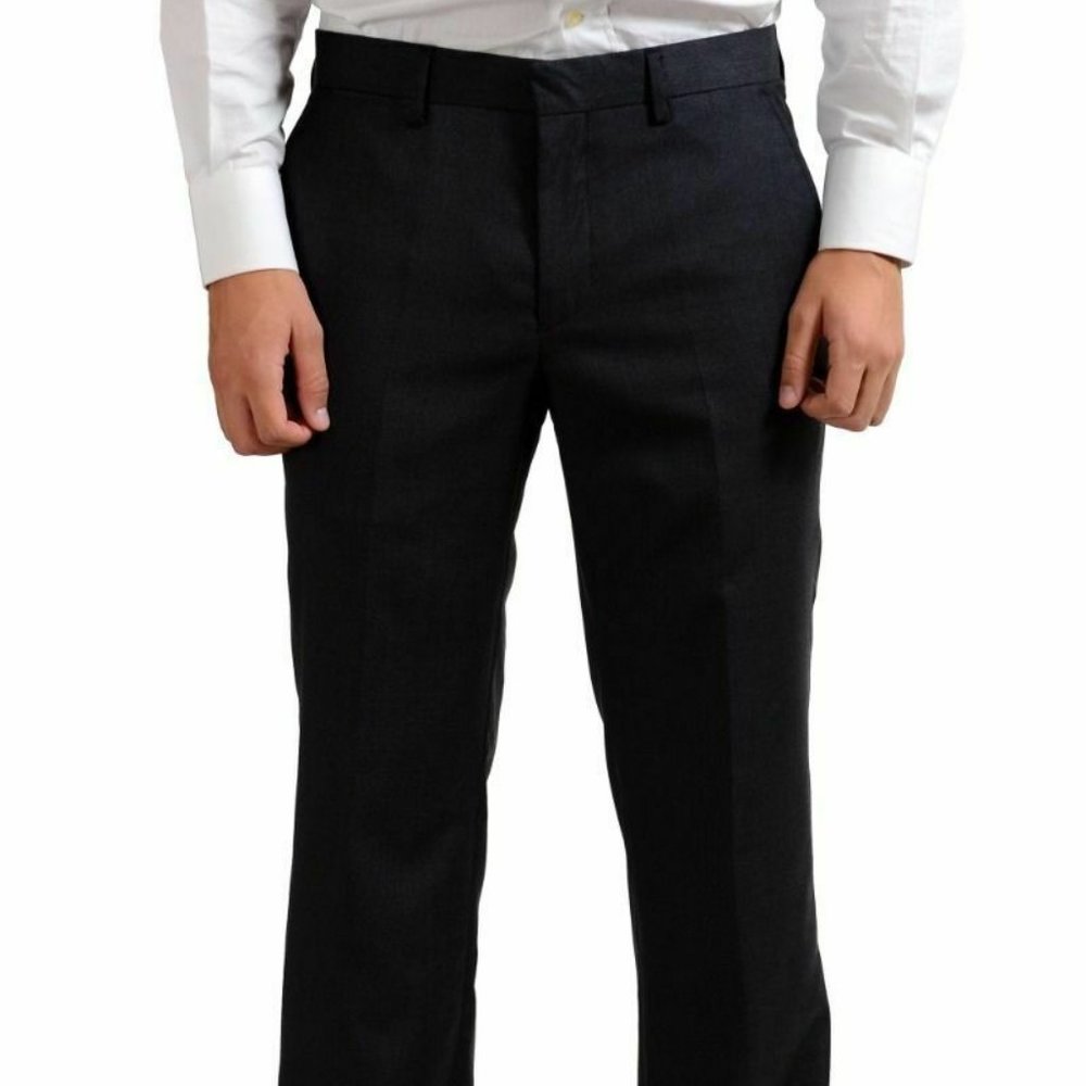 Versace Collection 100% Wool Gray Two Button Men's - Picture 7 of 11